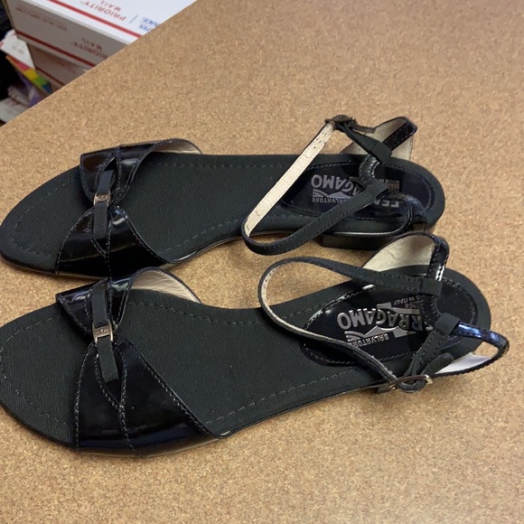 NWOT Salvatore Ferragamo Vara Bow Flats - Picture 6 of 10